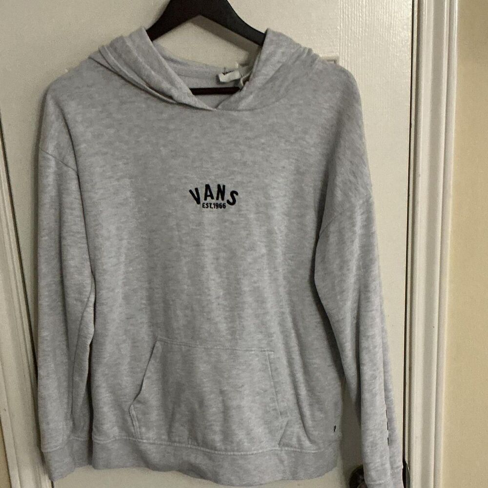 Vans Men's Grey Hoodie